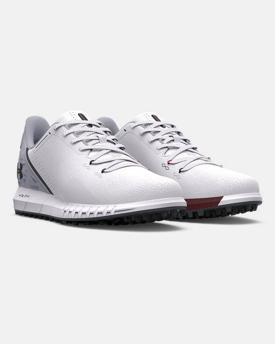 Men's UA HOVR™ Drive Spikeless Golf Shoes, White, pdpMainDesktop image number 3